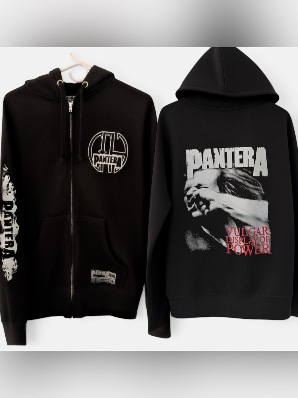 PUCK HCKY Pantera Zip Up Hoodie Sweatshirt